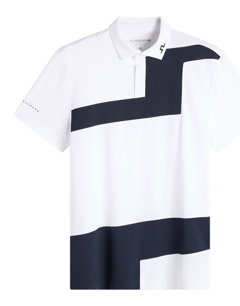 J.Lindeberg Sidd heren polo, wit