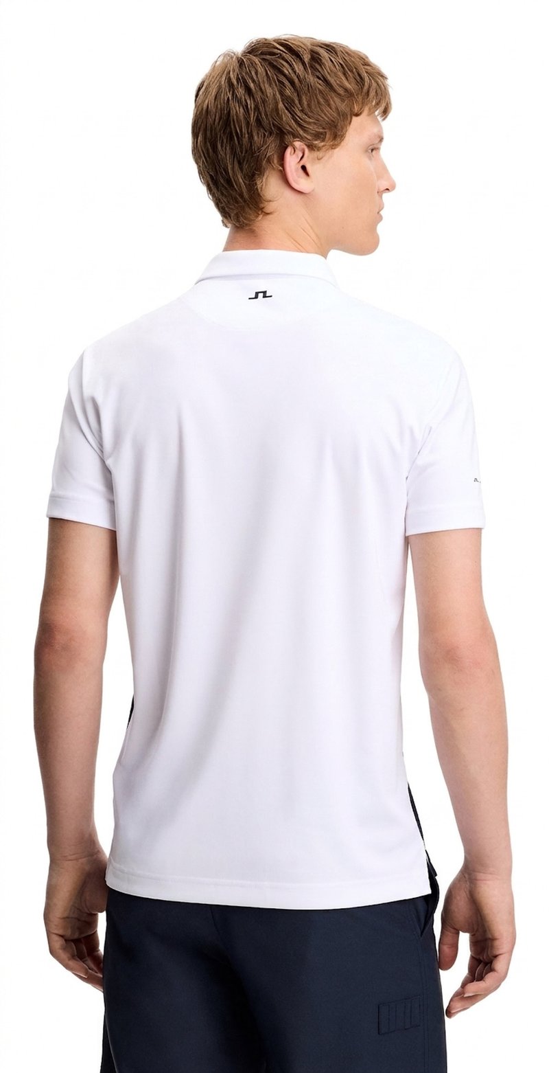 J.Lindeberg Sidd heren polo, wit