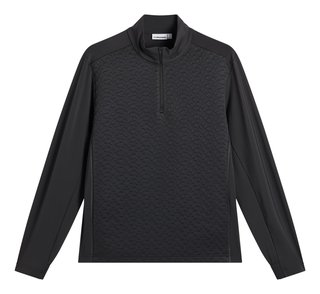 J.Lindeberg Lassy Quarter Zip Mid heren laag, zwart