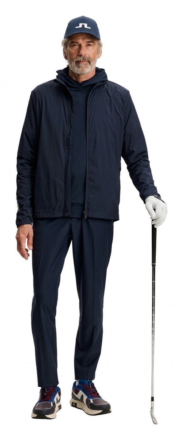 J.Lindeberg Tour Tech Packable heren jas, JLNavy