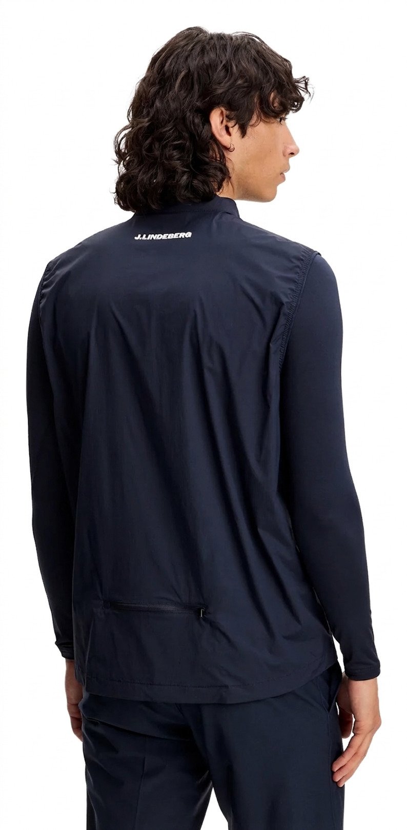 J.Lindeberg Tour Tech Packable heren vest, JLNavy