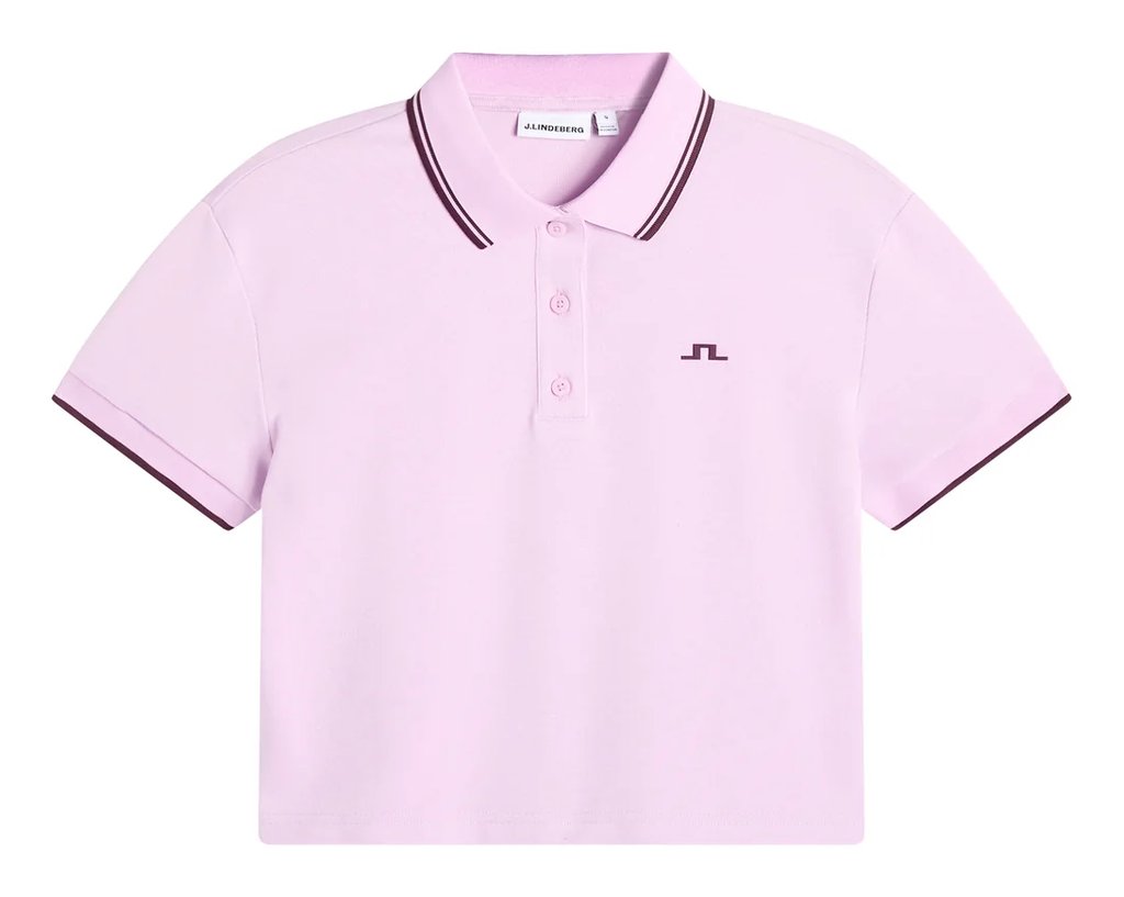 J.Lindeberg Claris dames polo, orchid bouquet