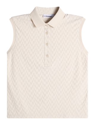 J.Lindeberg Dani sleeveless dames polo, moonbeam