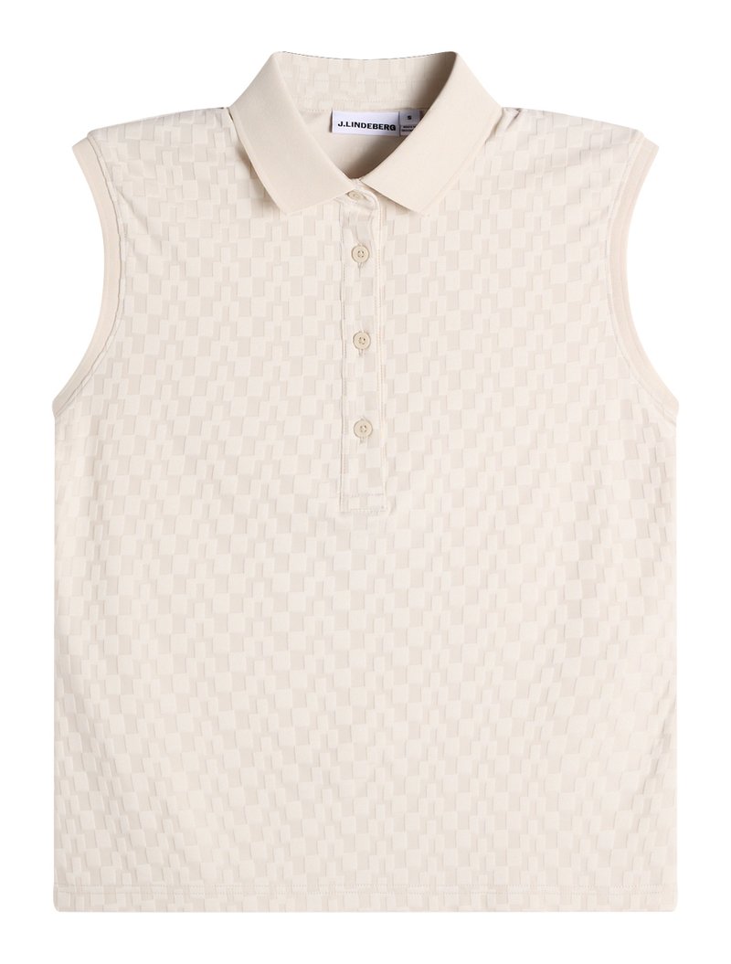 J.Lindeberg Dani sleeveless dames polo, moonbeam