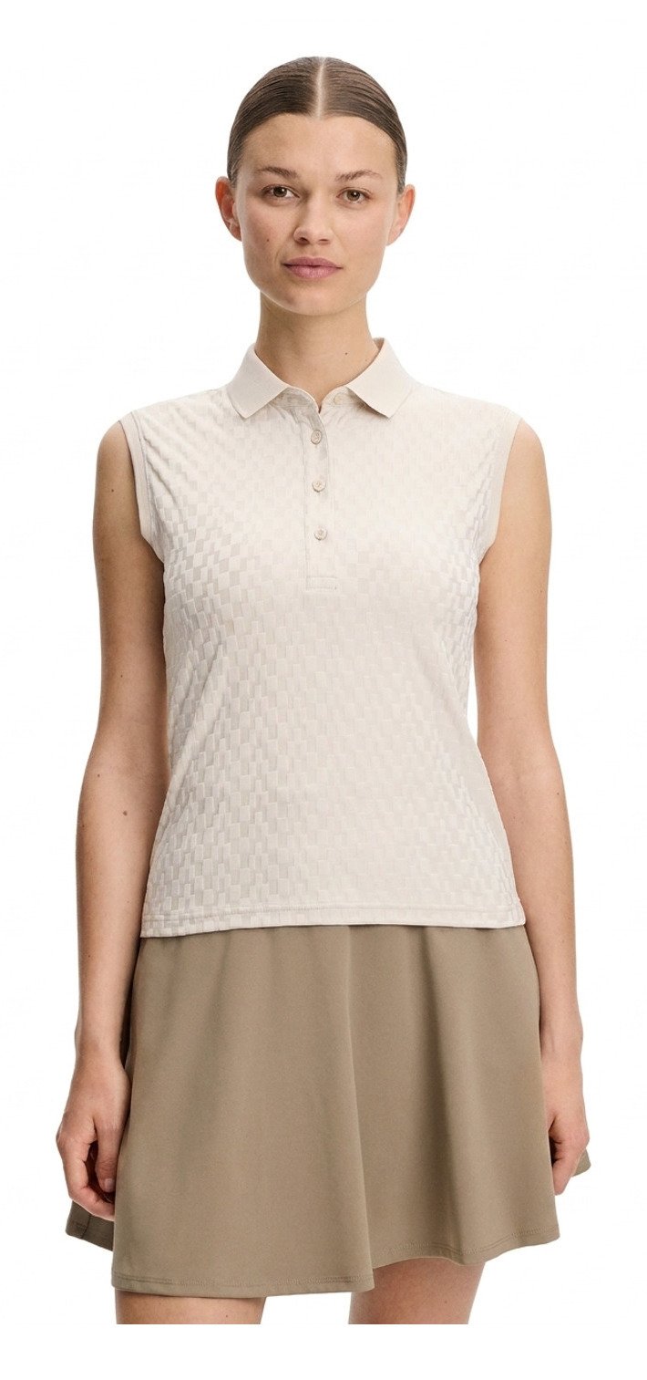 J.Lindeberg Dani sleeveless dames polo, moonbeam