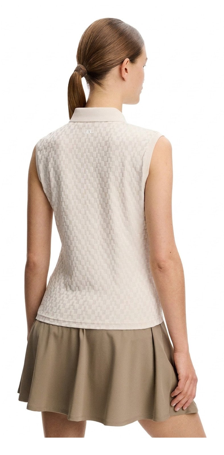 J.Lindeberg Dani sleeveless dames polo, moonbeam