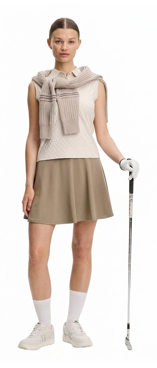 J.Lindeberg Dani sleeveless dames polo, moonbeam