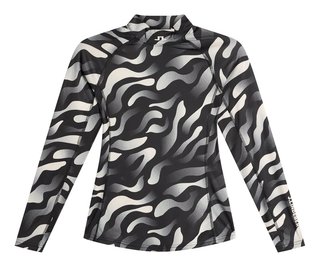 J.Lindeberg Ella Print Compression dames top, bunker fade black moonbeam