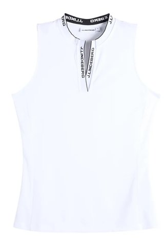 J.Lindeberg Leya Sleeveless dames polo, wit