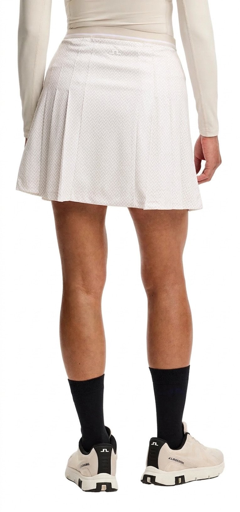 J.Lindeberg Harlow Print dames skort, bridge stack white moon