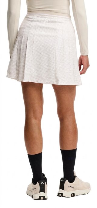 J.Lindeberg Harlow Print dames skort, bridge stack white moon