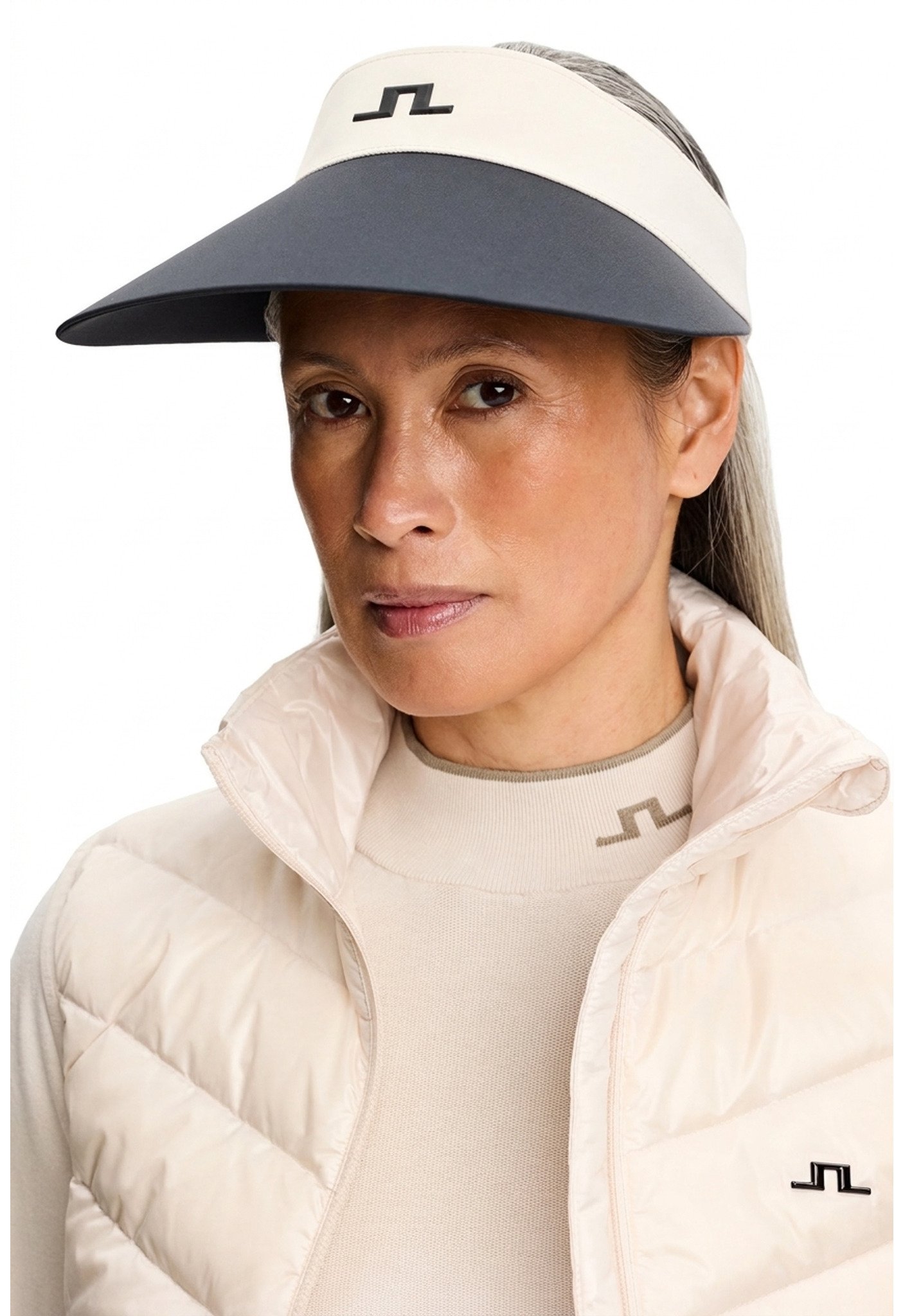 J.Lindeberg Ada Wide dames visor, moonbeam