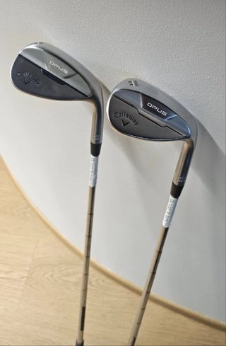 Callaway Opus Brushed Chrome heren wedge, staal