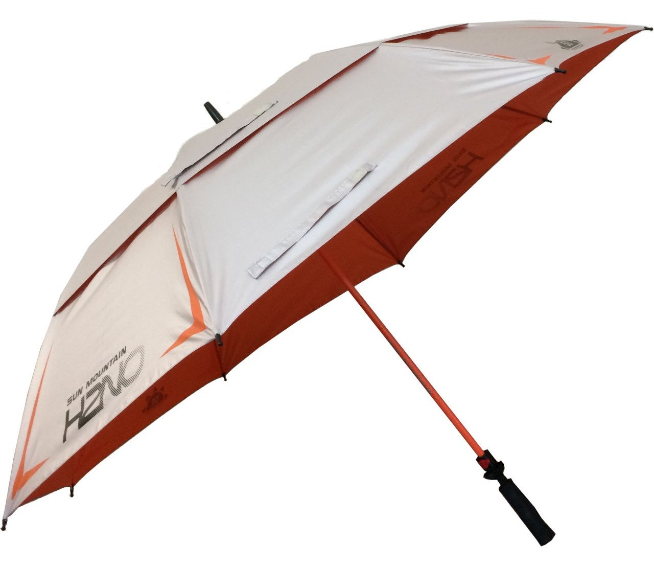 Sun Mountain H2NO Chrome UV paraplu 68", oranje