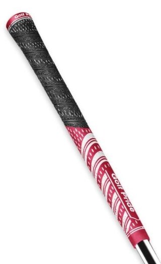 Golf Pride MCC grip (.60 RND), Midsize, donkerrood/wit