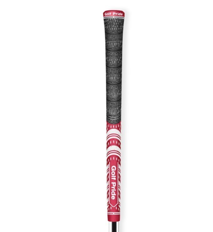 Golf Pride MCC grip (.60 RND), Midsize, donkerrood/wit