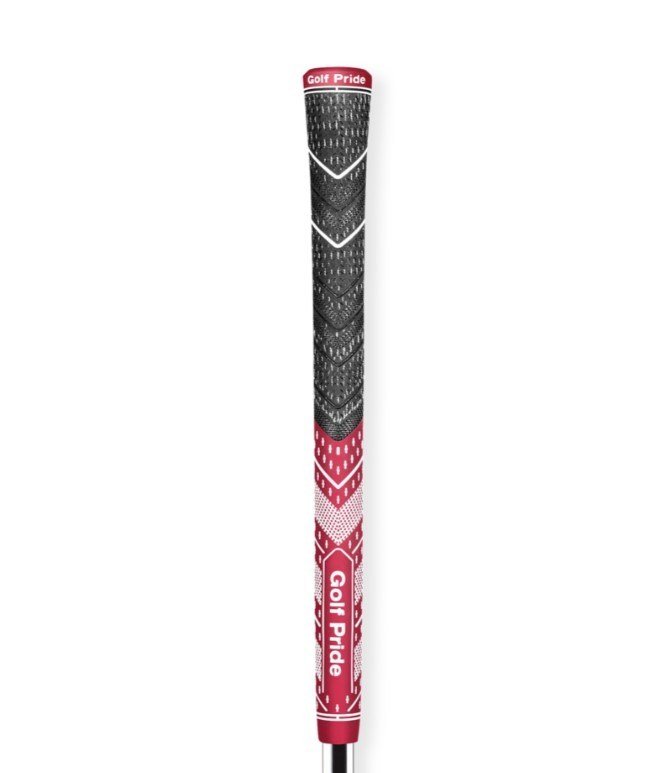 Golf Pride MCC Plus4 grip (.60 RND), standard, donkerrood/wit