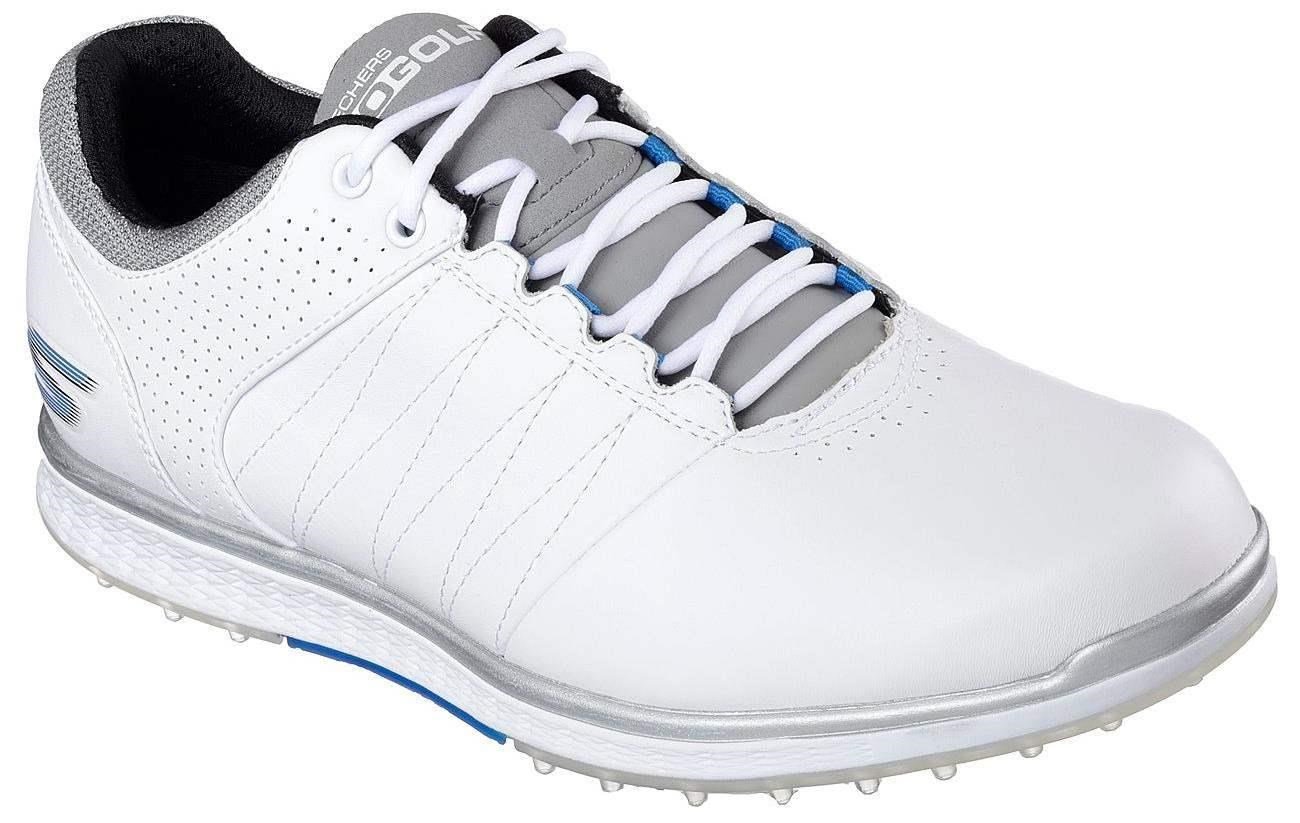 Skechers Go Golf Elite 2 heren golfschoenen, wit/grijs/blauw