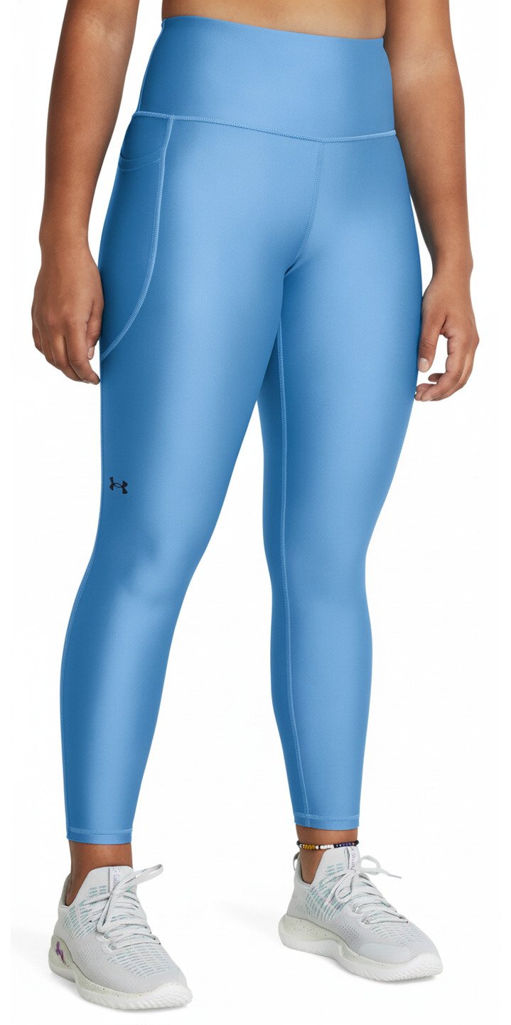 Under Armour HeatGear Armour Hi Ankle dames compressie leggings, viral blue