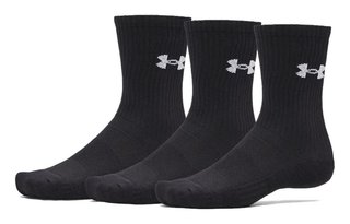 Under Armour UA Performance Cotton unisex sokken (3 pack), ultimate black