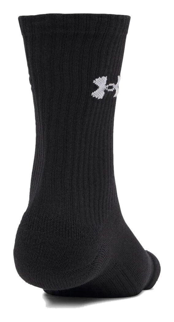 Under Armour UA Performance Cotton unisex sokken (3 pack), ultimate black