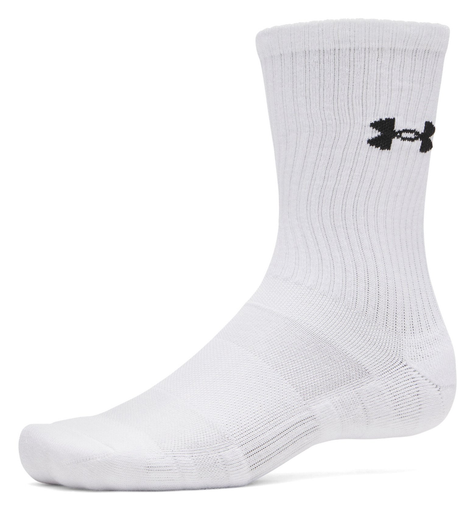 Under Armour UA Performance Cotton unisex sokken (3 pack), wit