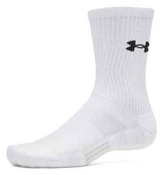 Under Armour UA Performance Cotton unisex sokken (3 pack), wit