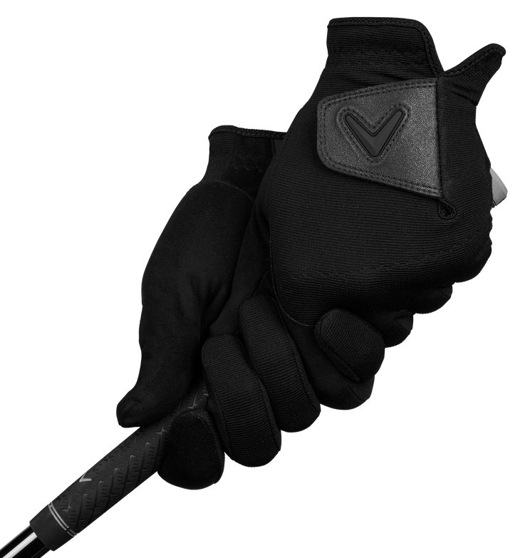Callaway Rain Spann dames golfhandschoenen 27, paar, zwart