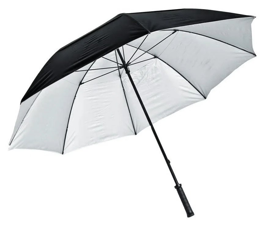 Longridge Silverback UV paraplu 62", zilver