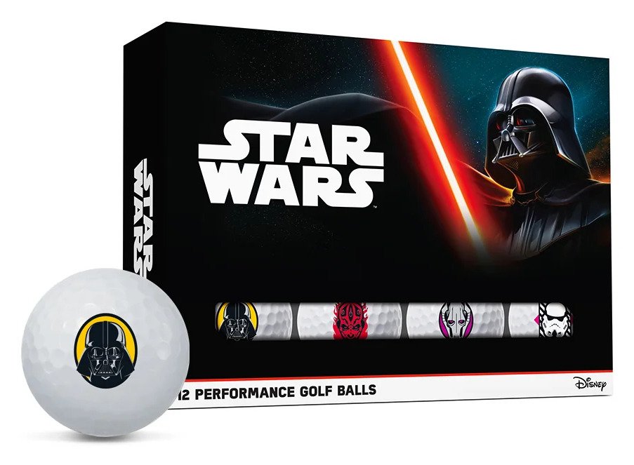 Volvik Power Soft Star Wars Dark Side golfballen (12 stuks)