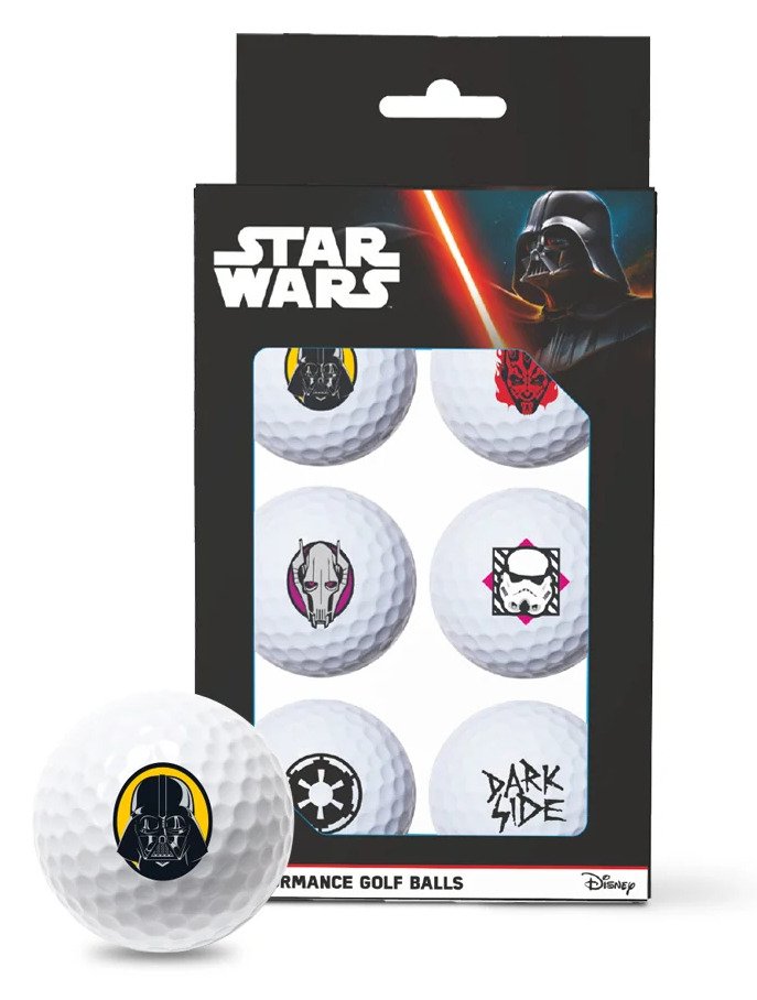 Volvik POWER Soft Star Wars Dark Side golfballen (6 ballen)