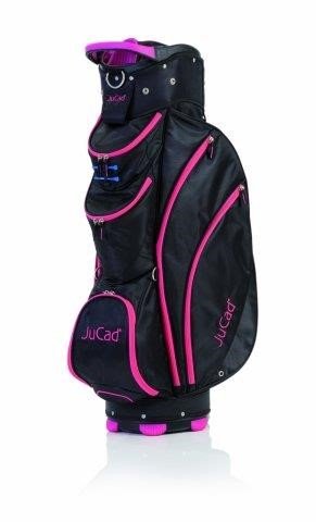 JuCad Spirit cart bag, zwart/roze