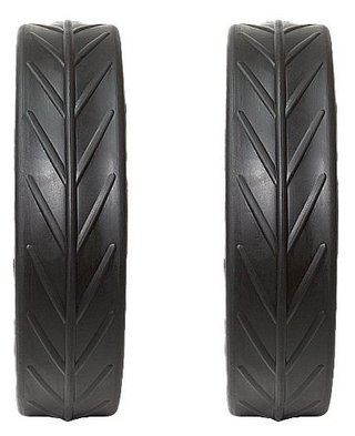 JuCad Tyres for REAR Wheels (2 banden voor JuCad achterwiel), zwart