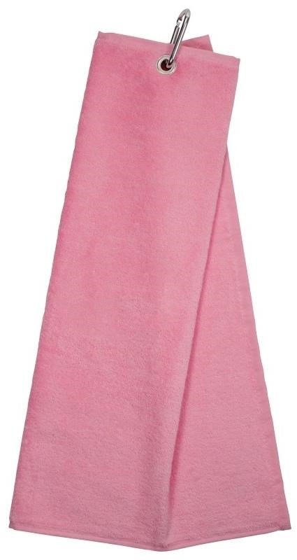 Longridge Blank Luxury Three Fold golfhanddoek, roze