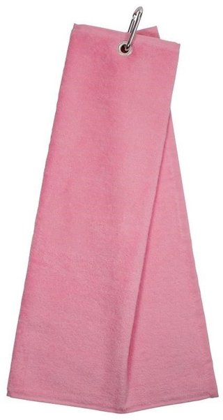 Longridge Blank Luxury Three Fold golfhanddoek, roze