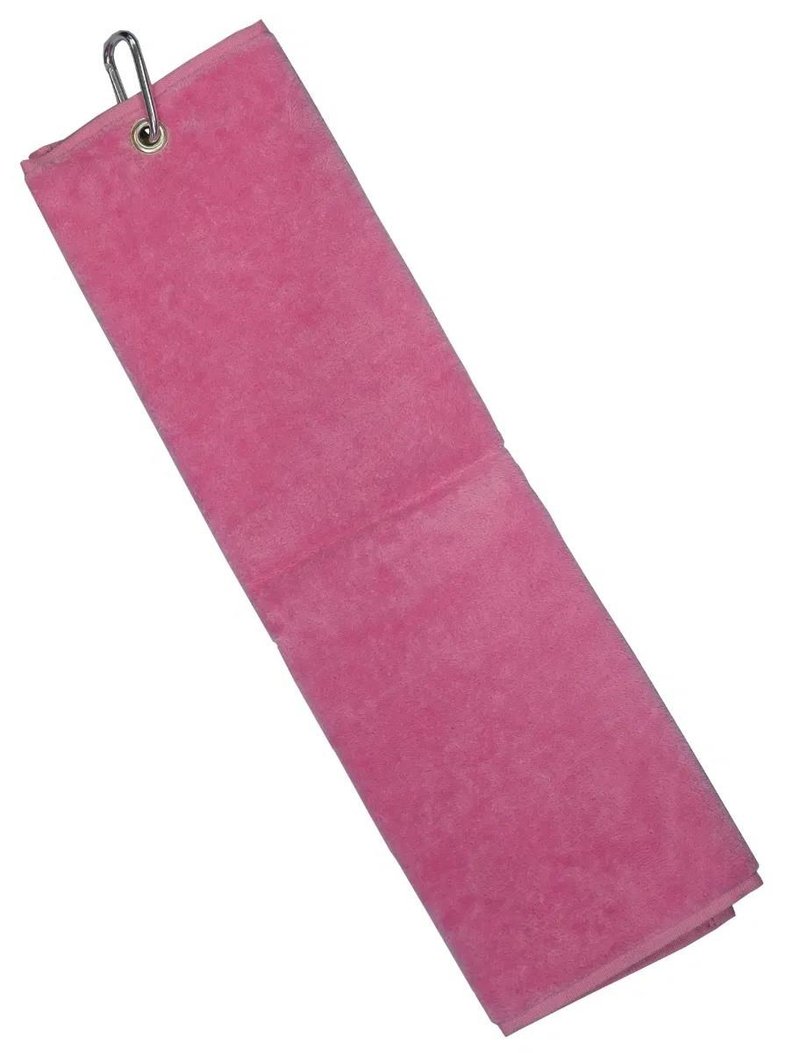 Longridge Blank Luxury Three Fold golfhanddoek, roze