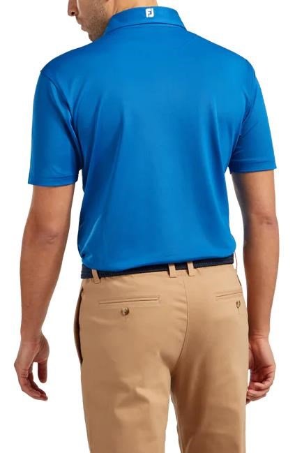 FootJoy Stretch Pique Solid heren polo, cobalt blue
