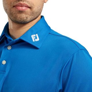 FootJoy Stretch Pique Solid heren polo, cobalt blue