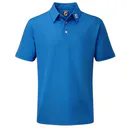 FootJoy Stretch Pique Solid heren polo, cobalt blue
