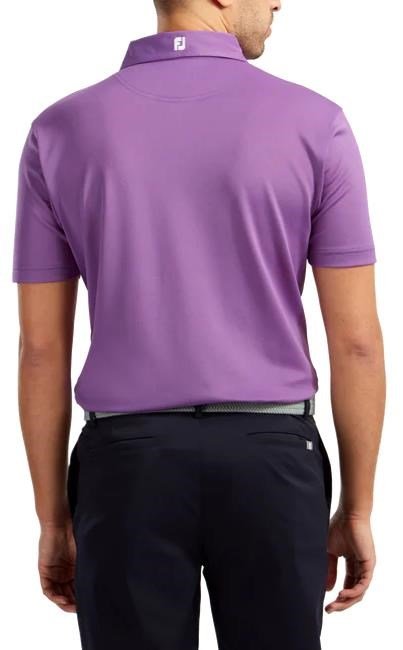 FootJoy Stretch Pique Solid heren polo, paars