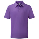 FootJoy Stretch Pique Solid heren polo, paars
