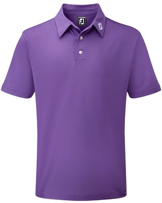 FootJoy Stretch Pique Solid heren polo, paars