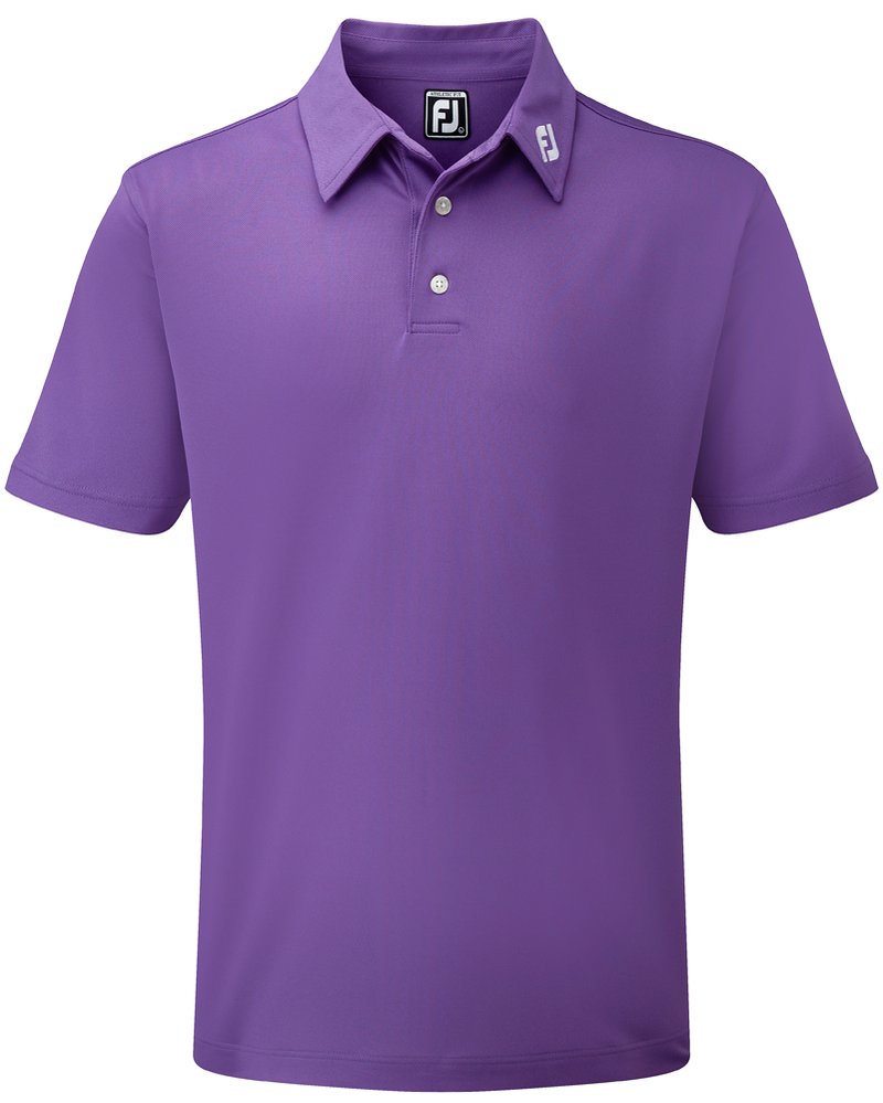 FootJoy Stretch Pique Solid heren polo, paars