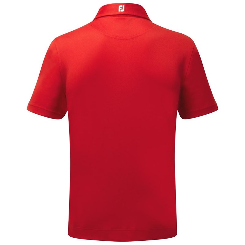 FootJoy Stretch Pique Solid heren polo, rood