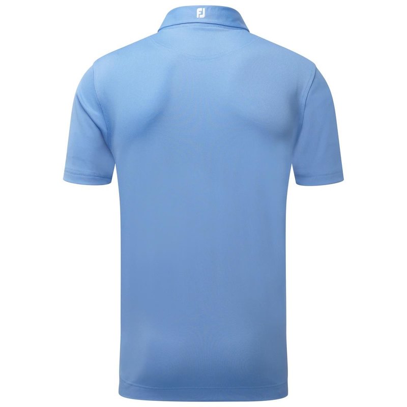 FootJoy Stretch Pique Solid heren polo, lichtblauw