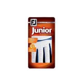 FootJoy FJ Junior 25 golfhandschoen, wit/kobalt