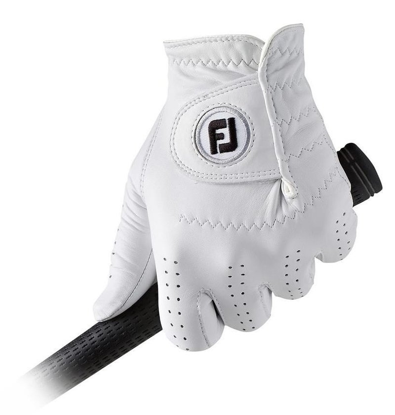 FootJoy CabrettaSof Cadet Pearl heren golfhandschoen, wit