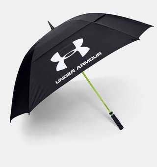 Under Armour Double Canopy paraplu, zwart/geel