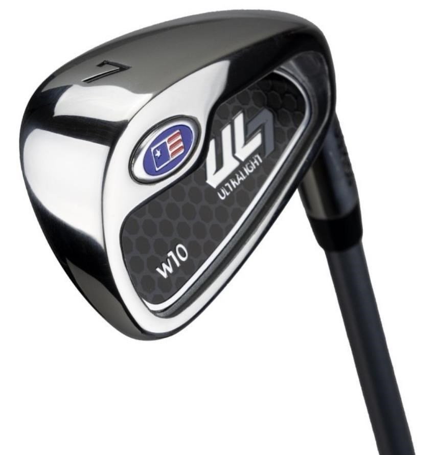 U.S. Kids Golf UL7-63 (160cm) W10 5-Club junior golfset, staal/grafiet + standbag, navy