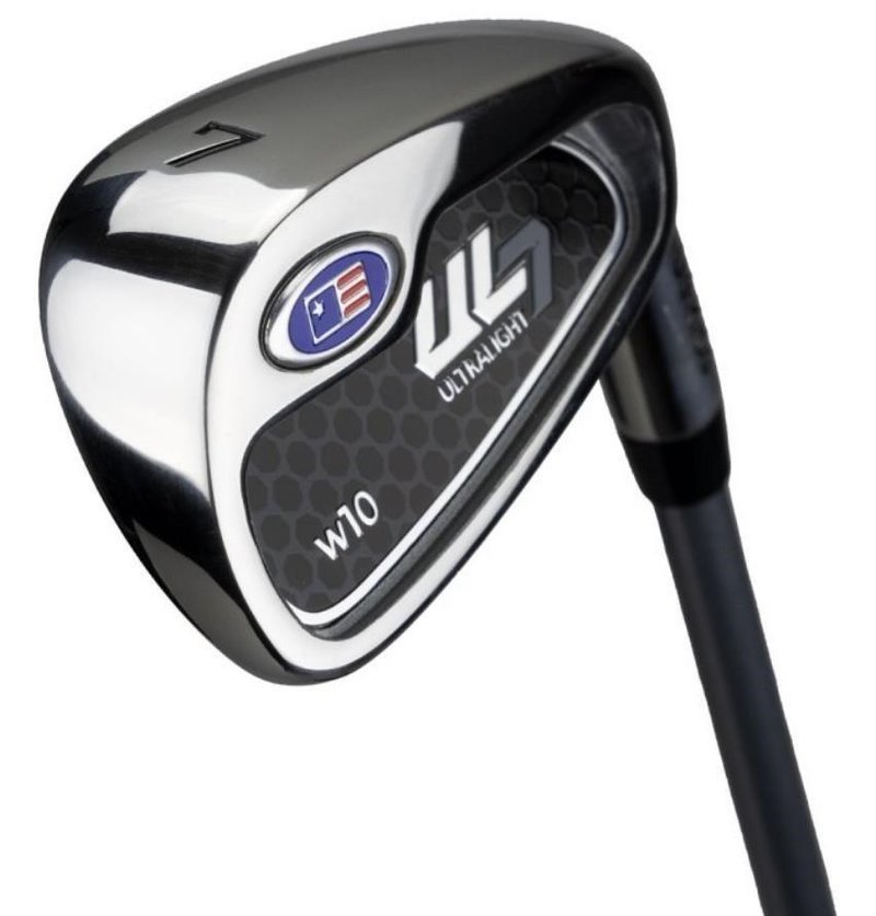 U.S. Kids Golf UL7-63 (160cm) W10 5-Club junior golfset, staal/grafiet + standbag, navy